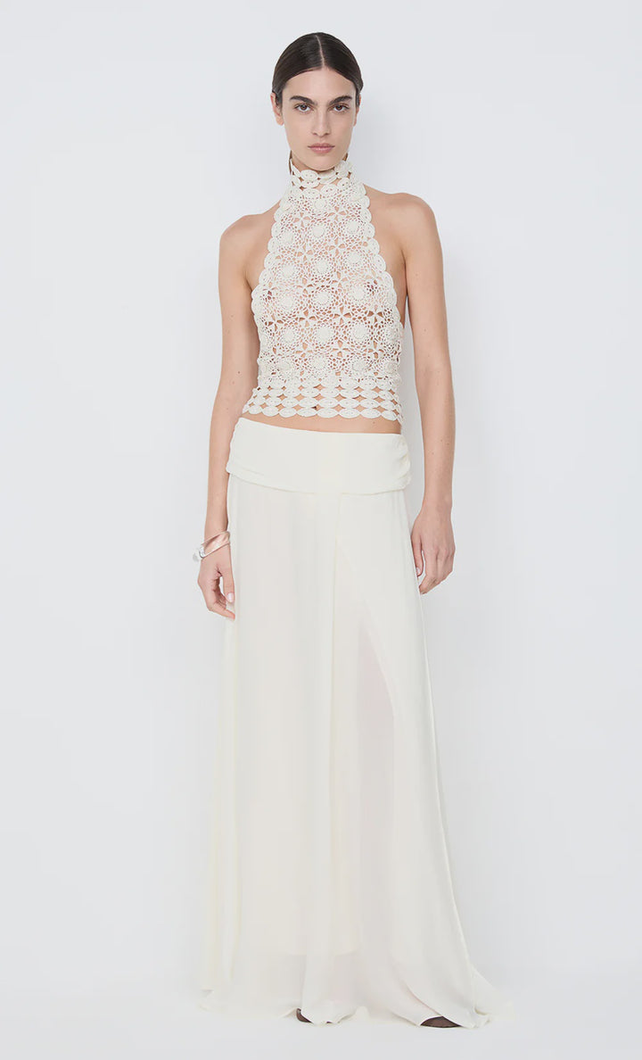 ania halter top - ivory