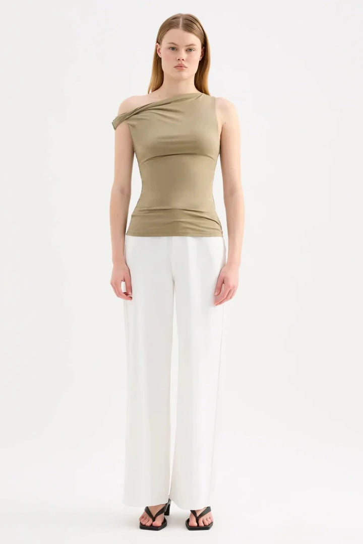 CHELSEA TOP - DEEP SAGE