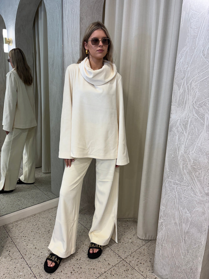 Baie lounge top - Winter White