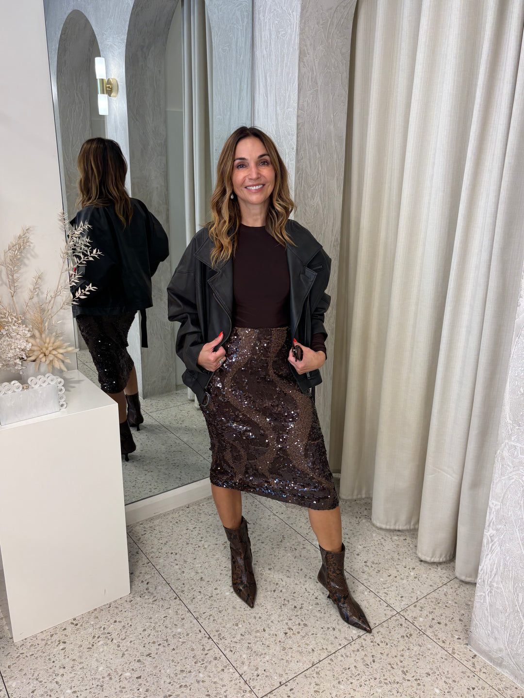 Hedione Skirt - Mocha