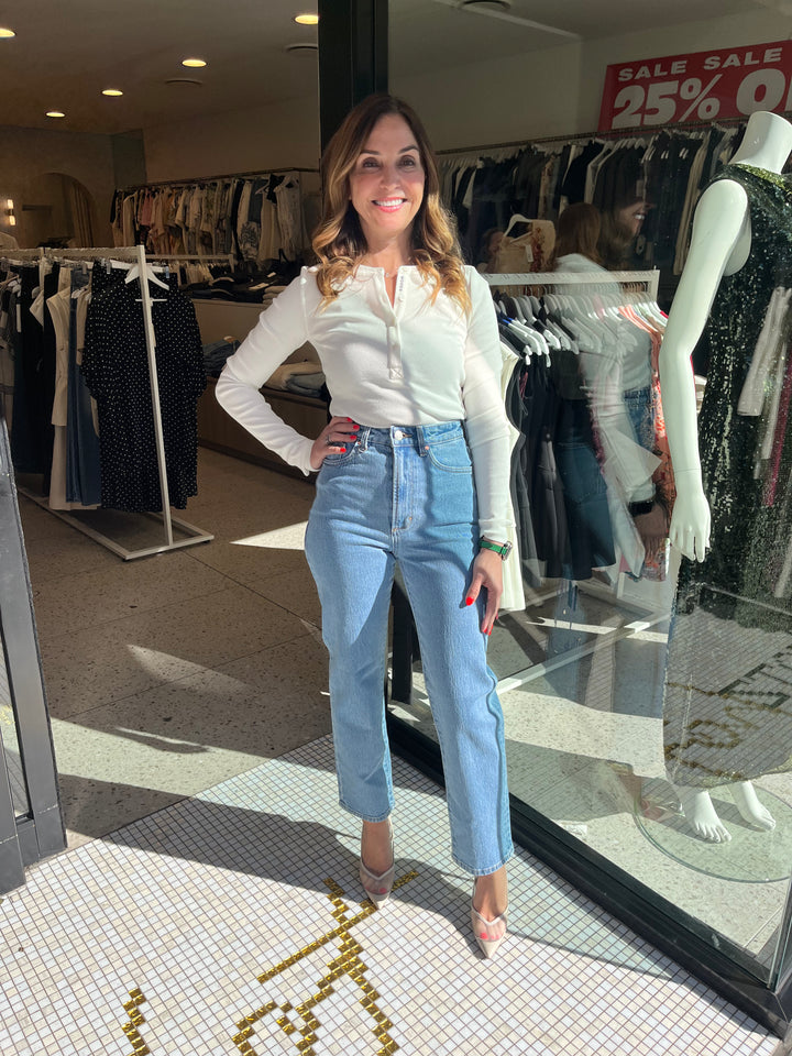 Nico Straight Ophelia -Mid Vintage Indigo