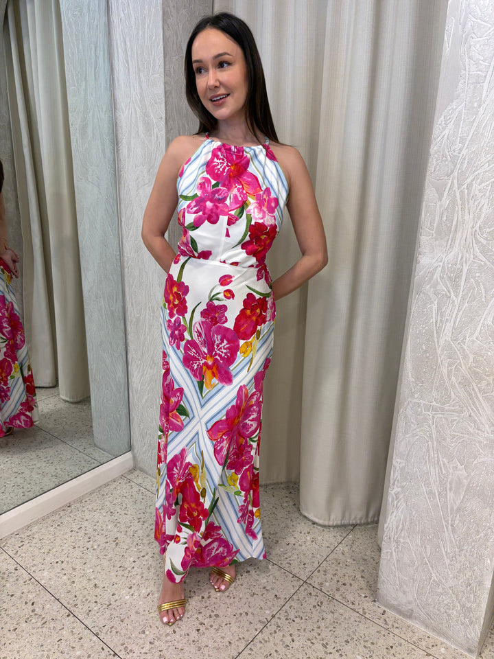 Take Me There Halter Dress
