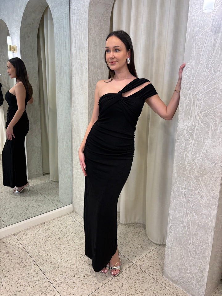 One More Time Maxi Dress - Black