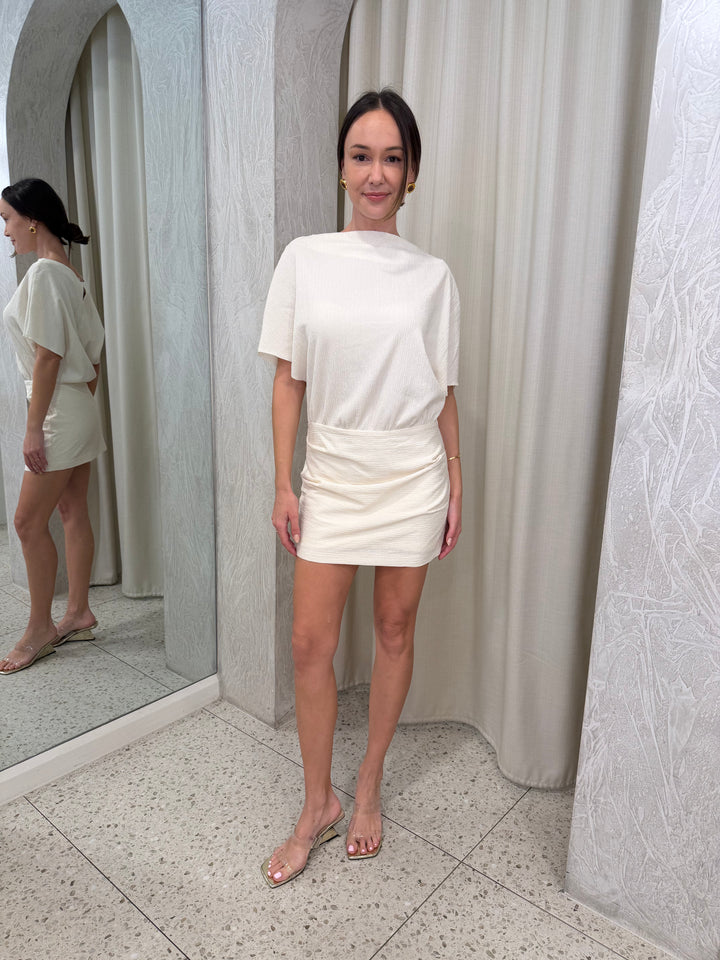 jolene mini dress - ivory