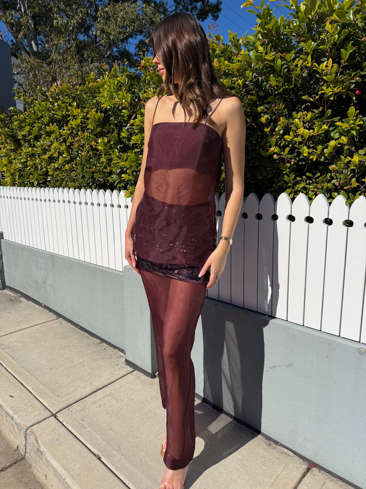 tibby silk organza cami - port royale
