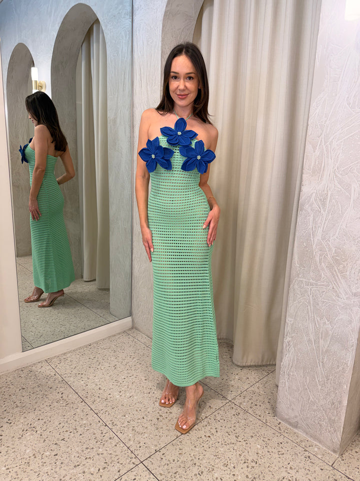 La Monada Knit Maxi Dress