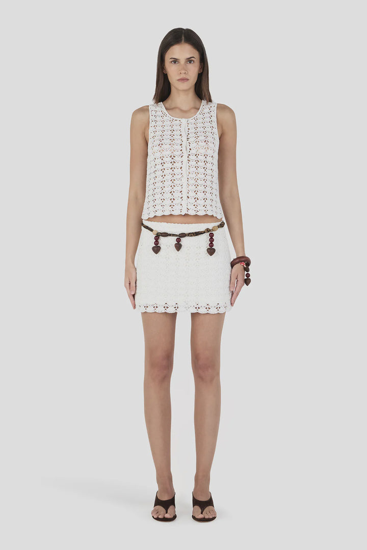 GRACIE CROCHET MINI SKIRT