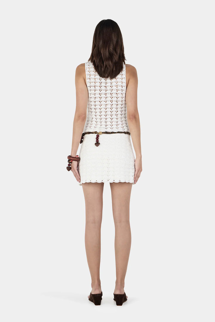 GRACIE CROCHET MINI SKIRT
