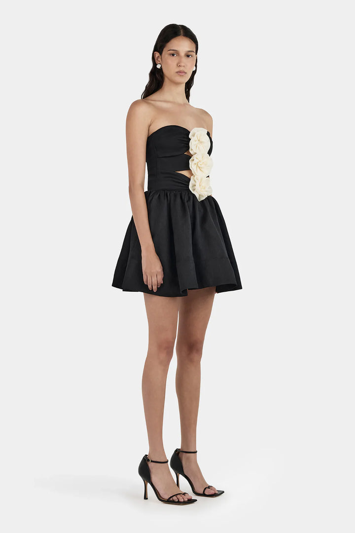 Jacquie Mini Dress Black/Cream