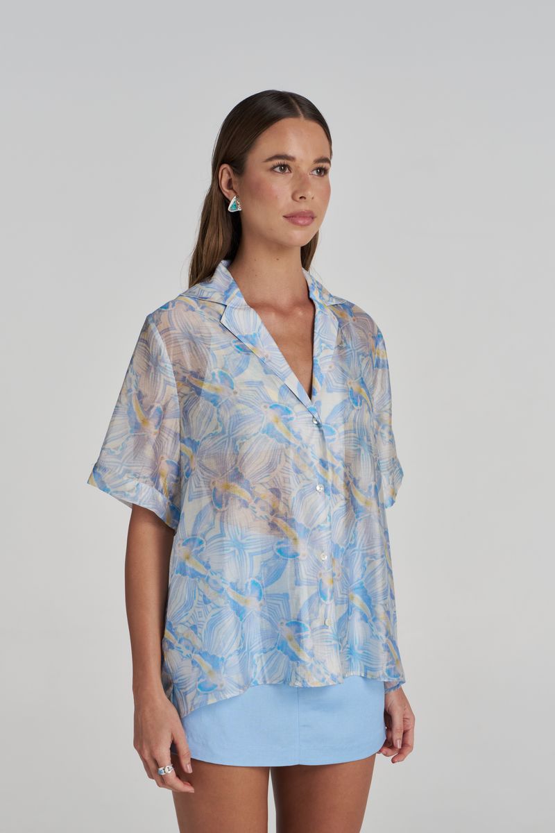 BOHO SS SHIRT - OCEAN PRISM