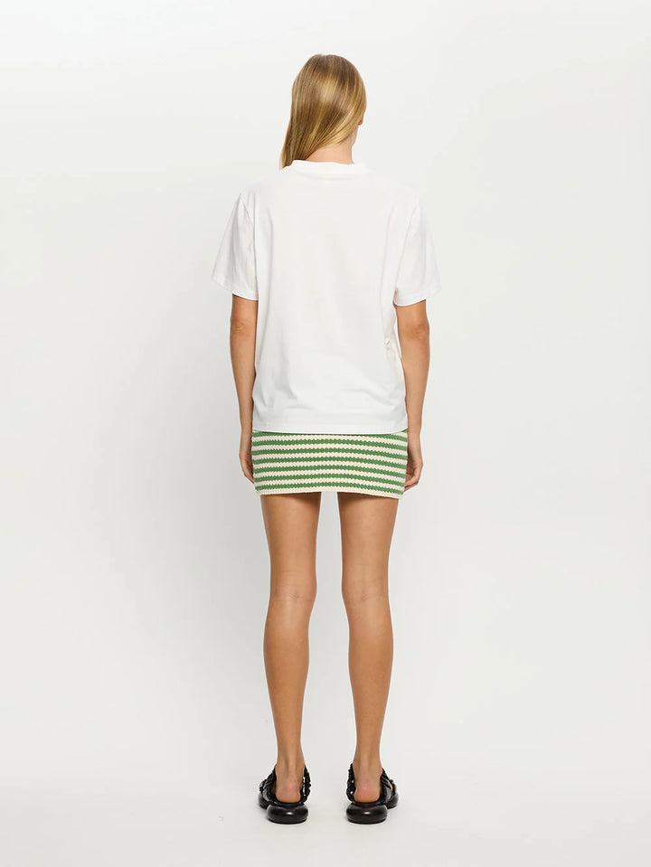 Corinne Knit Mini Skirt - Stripe