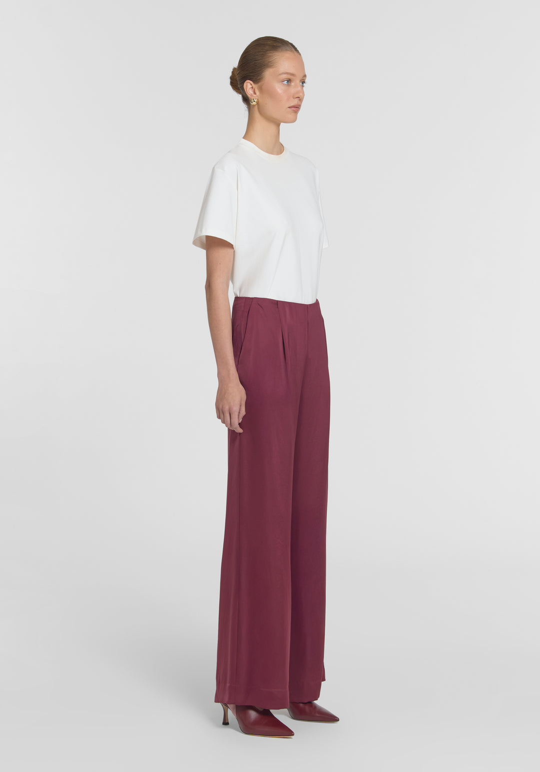LAKESHORE PANT - GARNET