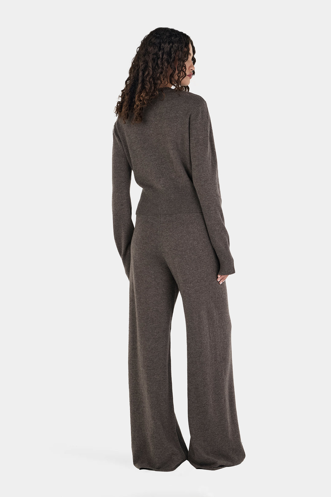 JADA CASHMERE PANT - CHARCOAL