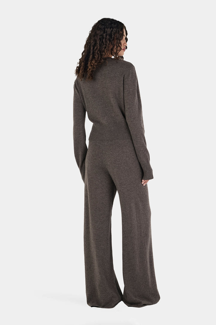 JADA CASHMERE PANT - CHARCOAL