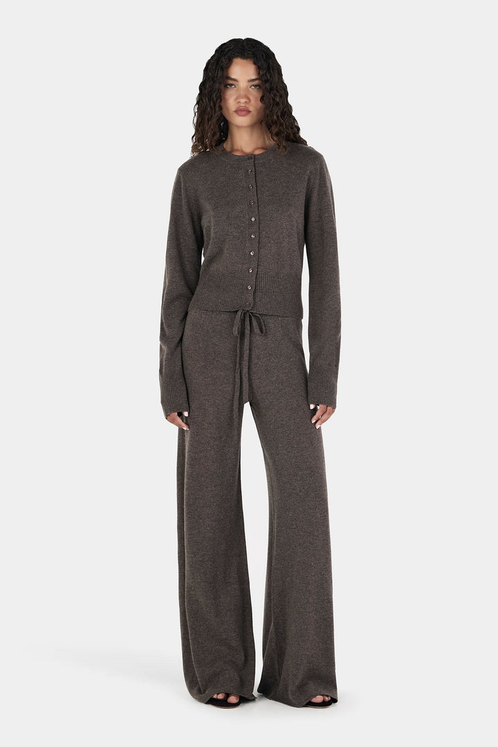 JADA CASHMERE PANT - CHARCOAL