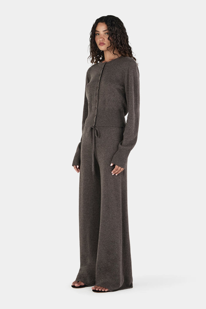 JADA CASHMERE PANT - CHARCOAL