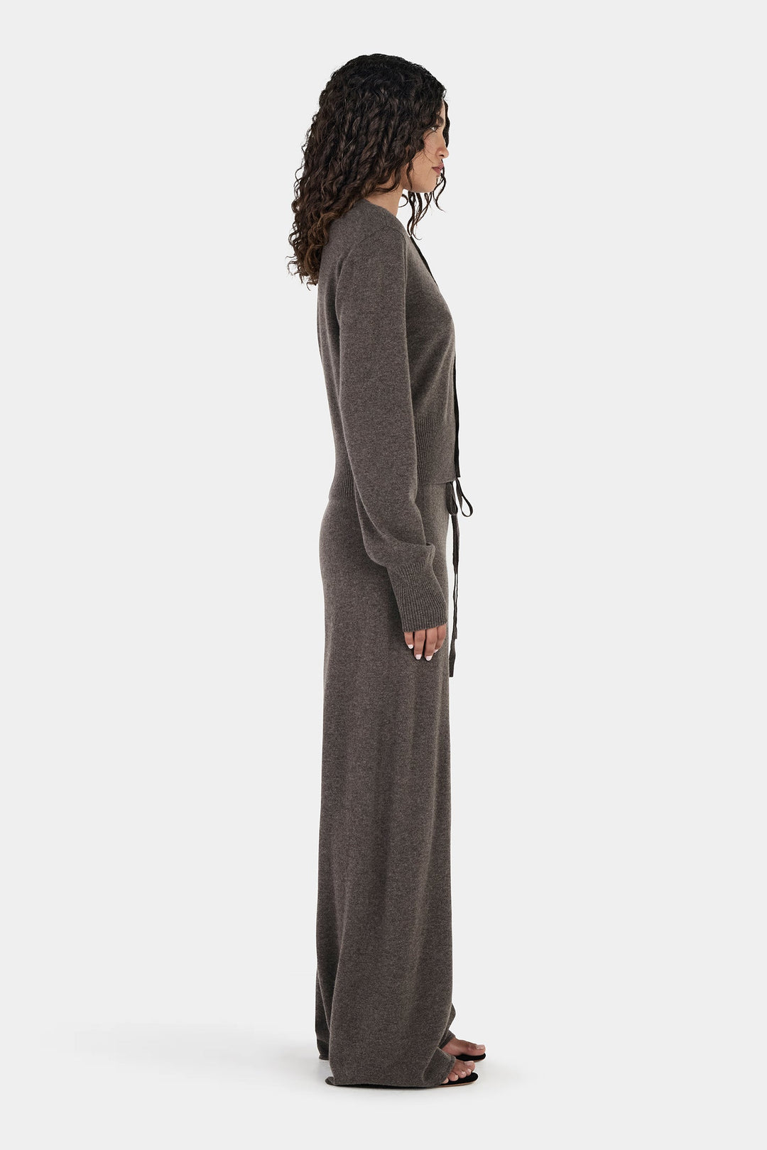 JADA CASHMERE PANT - CHARCOAL