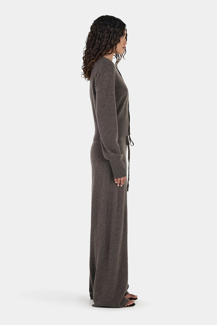 JADA CASHMERE PANT - CHARCOAL