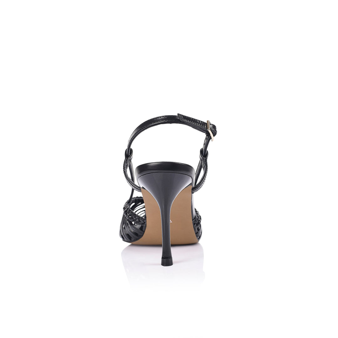 MYRTLE BRAIDED PUMP - BLACK