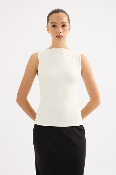 Lois Organic Tank- White