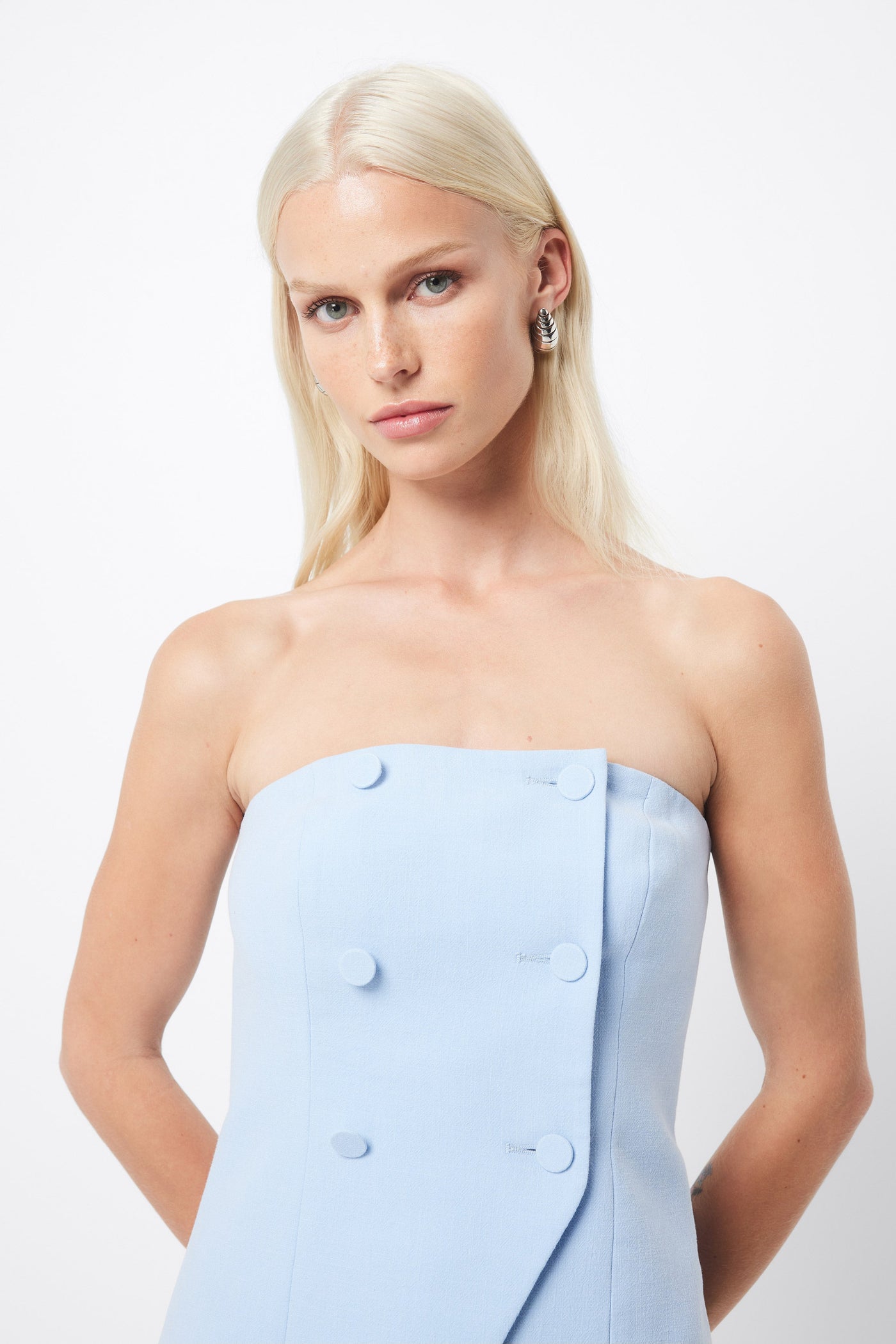 Lyrical Bustier - Ice Blue