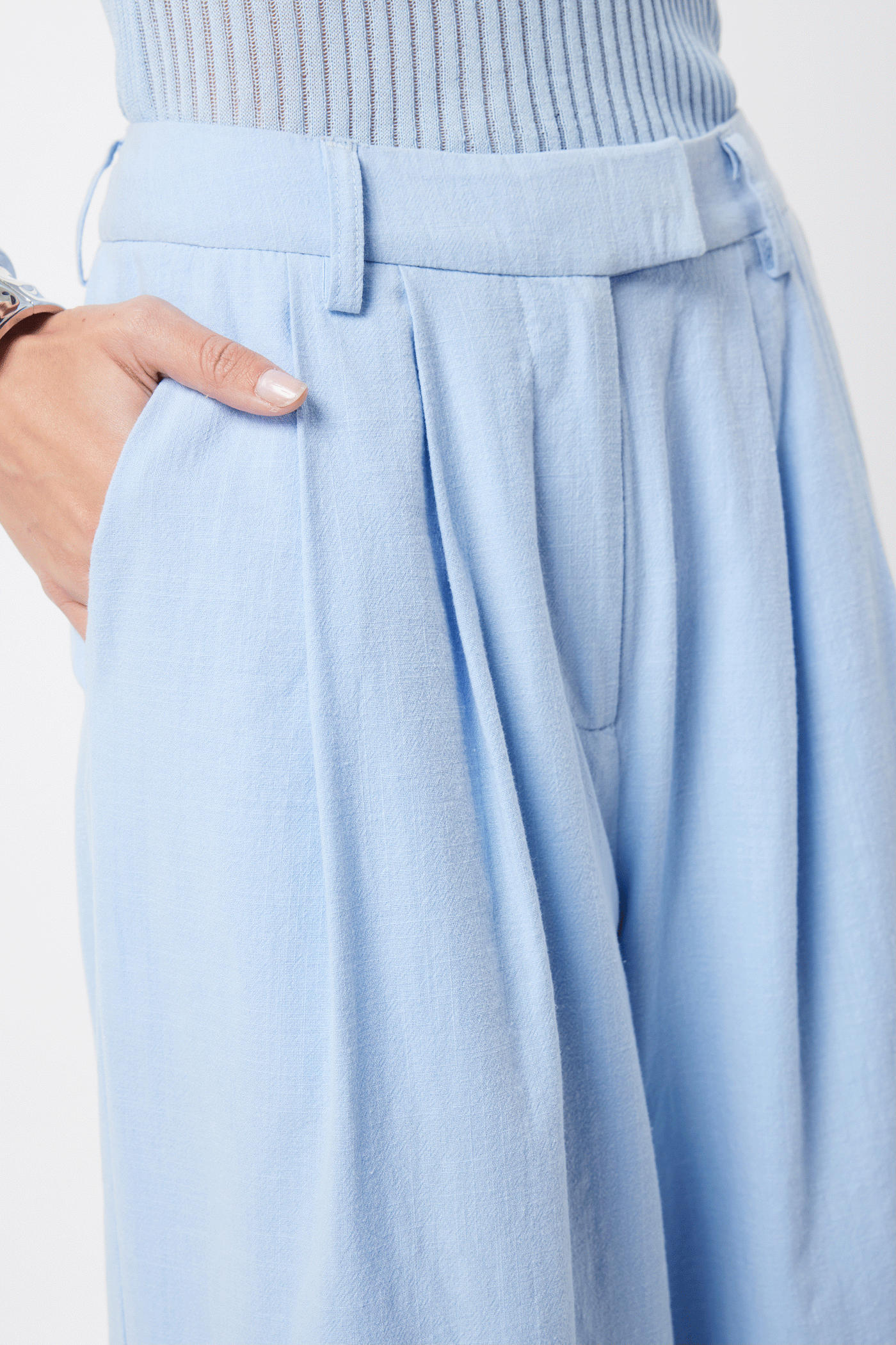 Lyrical Pant - Ice Blue