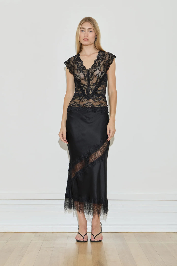 Lace Top - Black