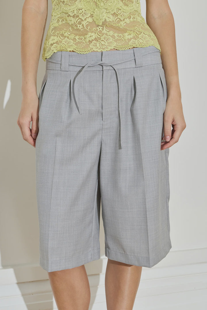 Longline Suit Short - Silver
