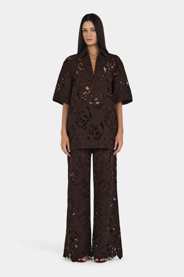 MARLOW TOP - CEDARWOOD