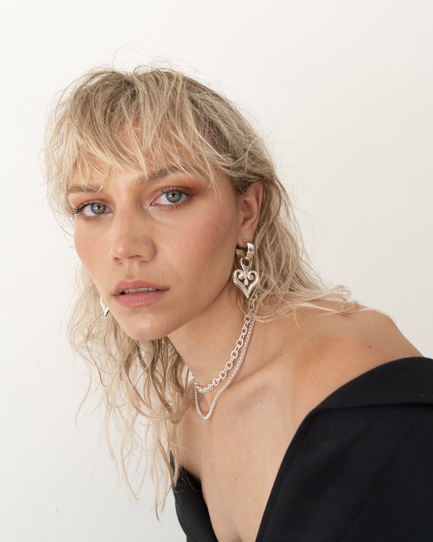 Bella Earrings - Silver