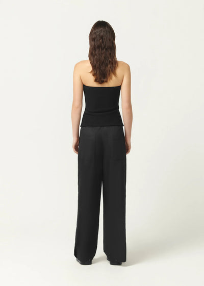 Cotton Twill Trouser - Black