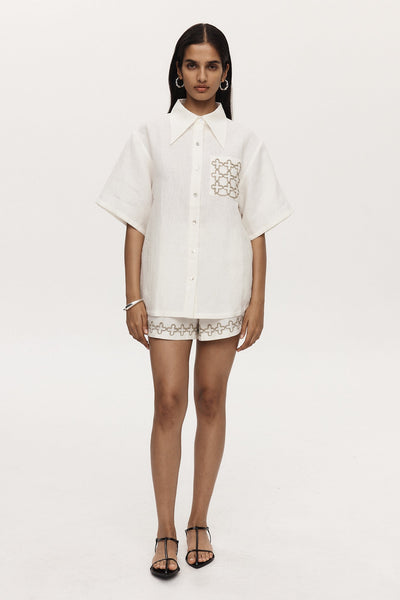 Tegan Shirt - Ivory