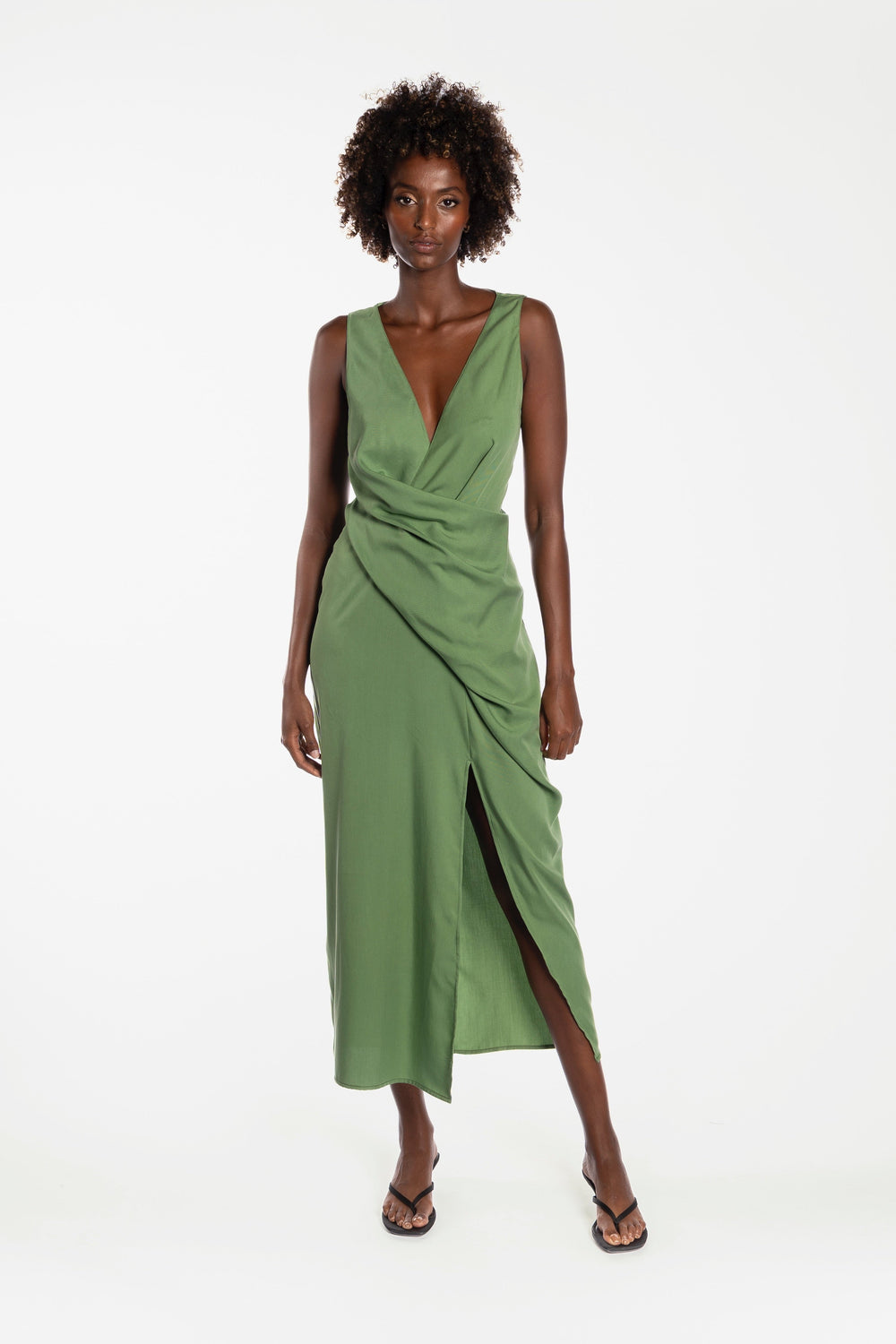 one fell swoop green dress CSSIA DRESS