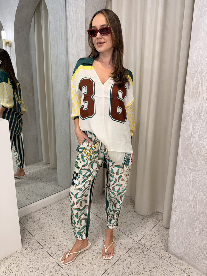 GIANNA CARGO PANTS - SPORTY JADE