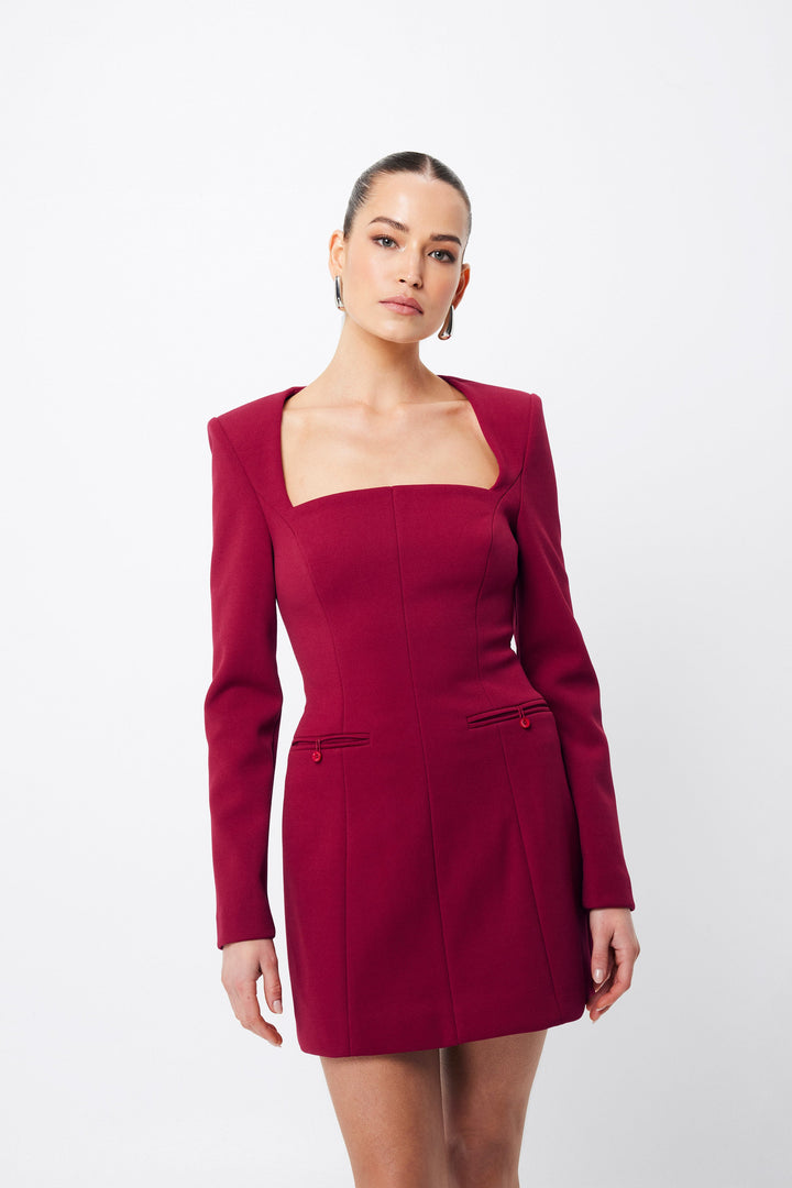 Origin Mini Dress - Crimson