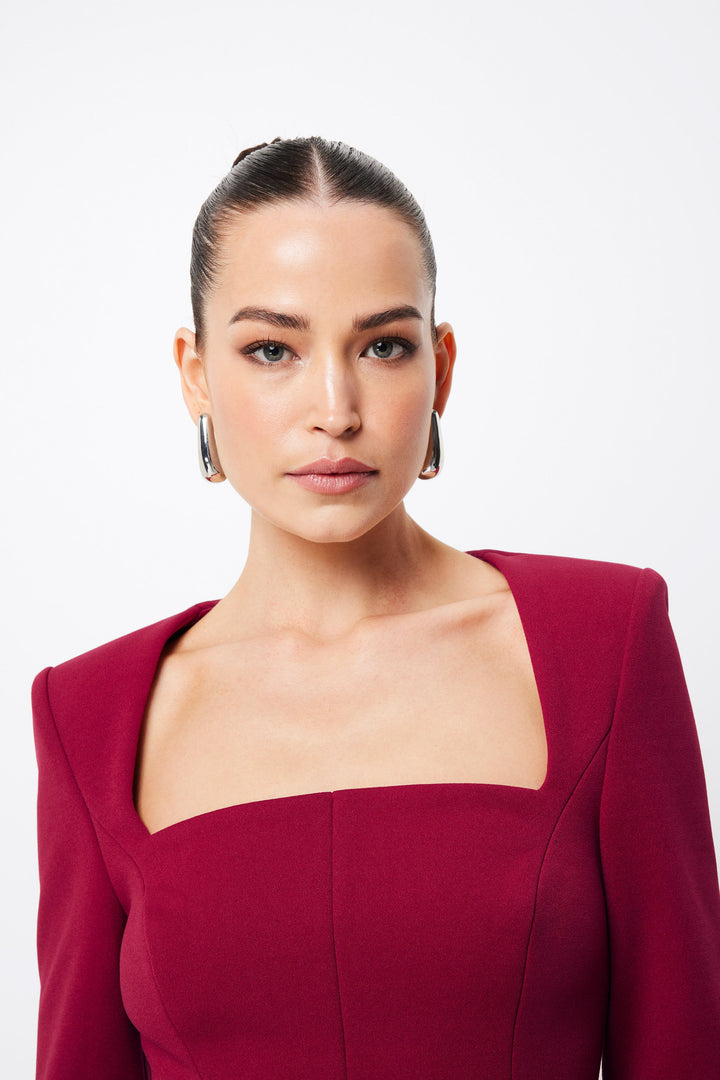 Origin Mini Dress - Crimson