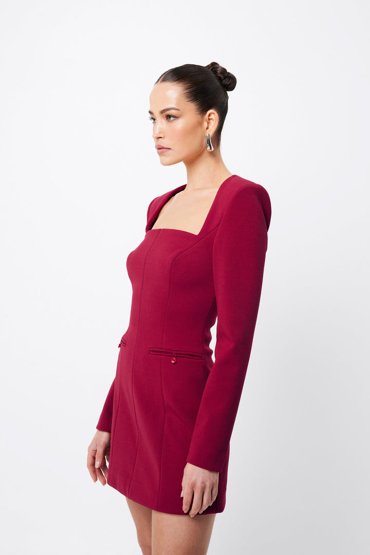 Origin Mini Dress - Crimson