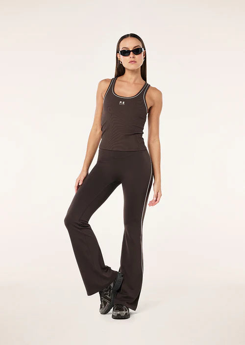 Preview piping legging - coffee