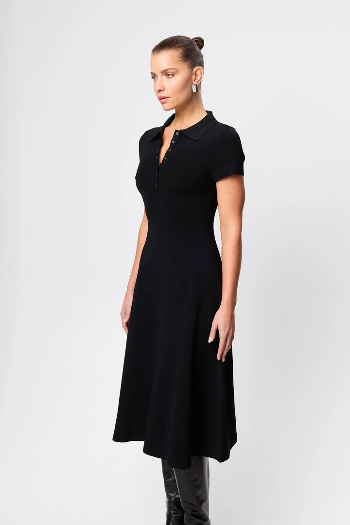 Petra Midi Dress - Black