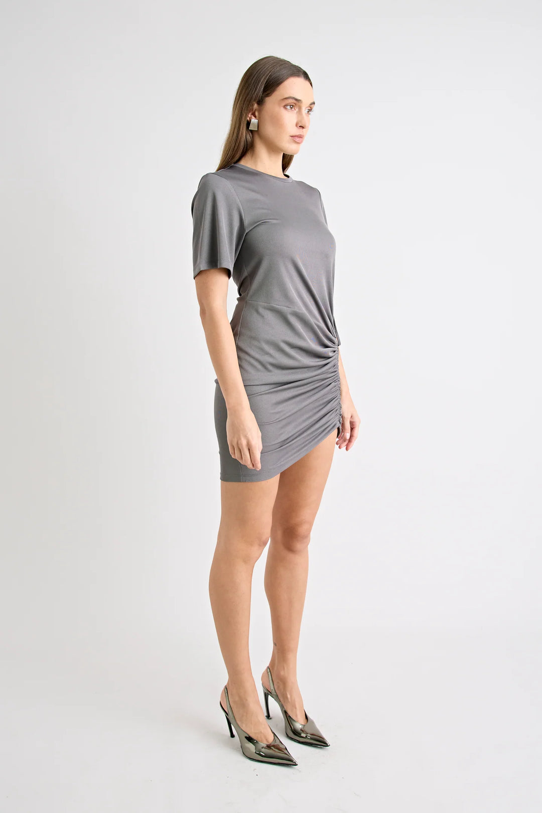 Solene Dress - Charcoal
