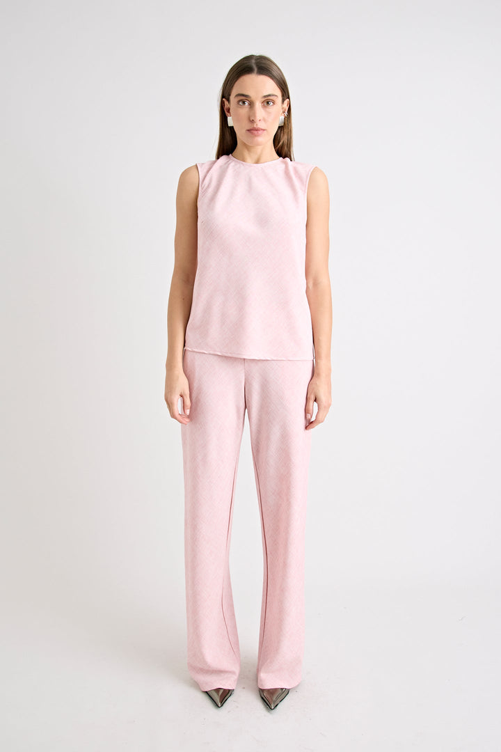 Pino Bias Cut Pant - Pink