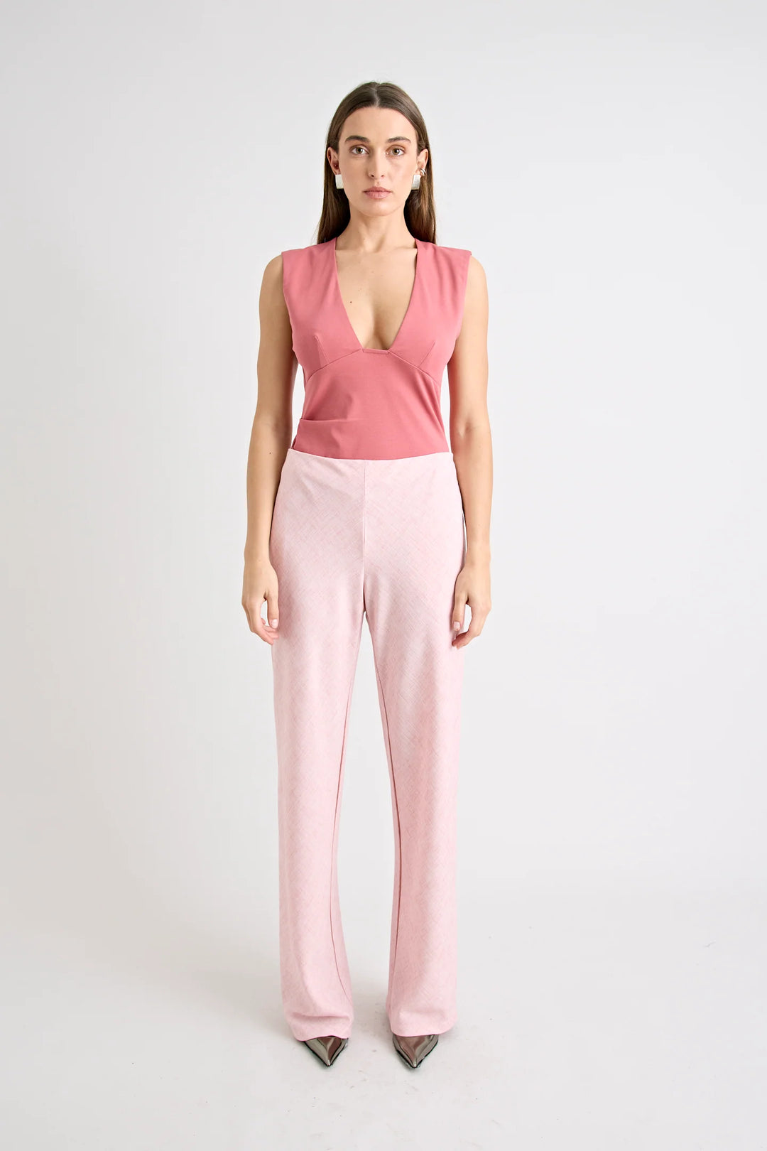 Pino Bias Cut Pant - Pink