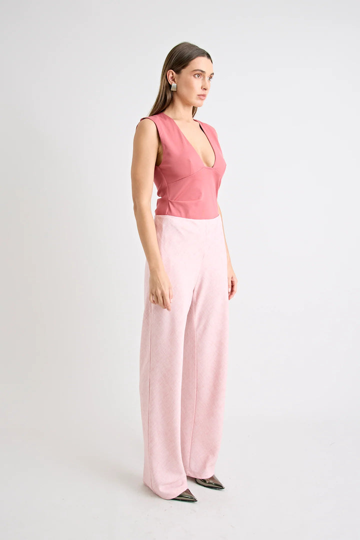 Pino Bias Cut Pant - Pink