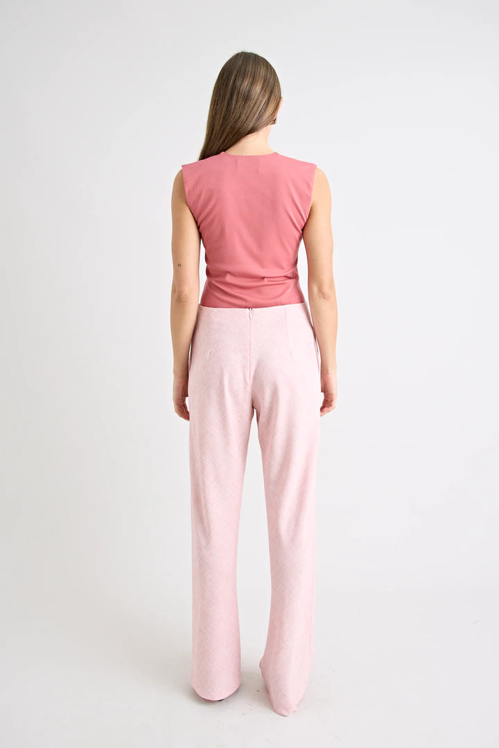 Pino Bias Cut Pant - Pink