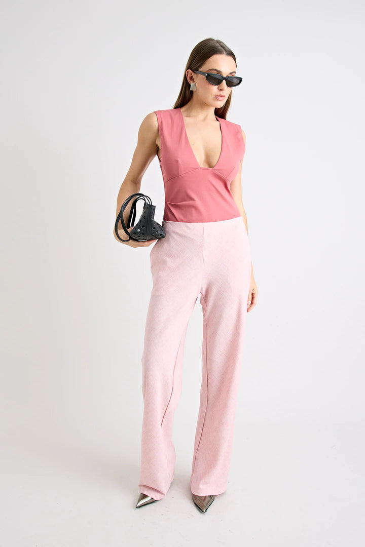 Pino Bias Cut Pant - Pink