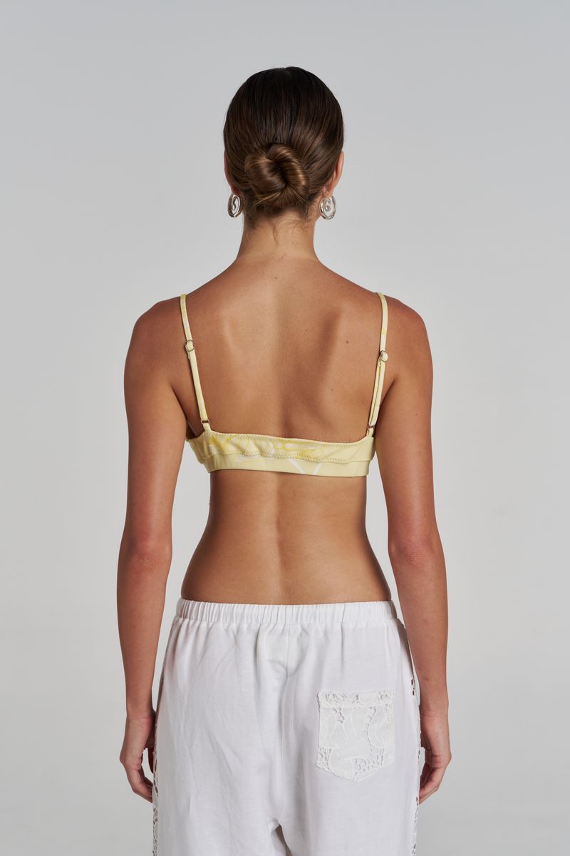 CROSS ME BRALETTE - MAGNOLIA