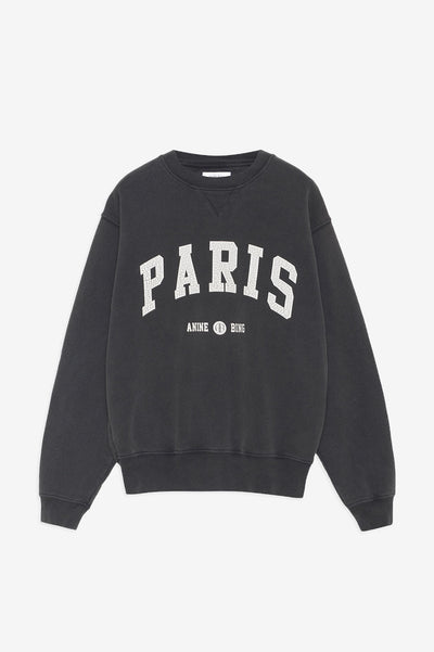 Ramona Sweatshirt University Paris - Washed Black
