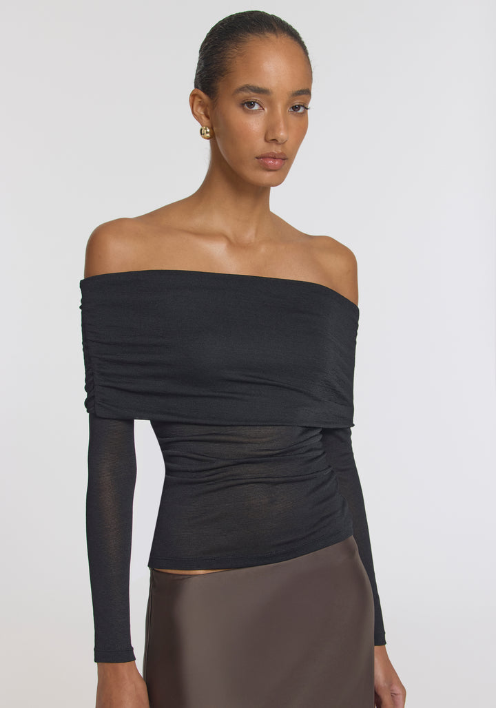 REPUBLIC TOP - BLACK