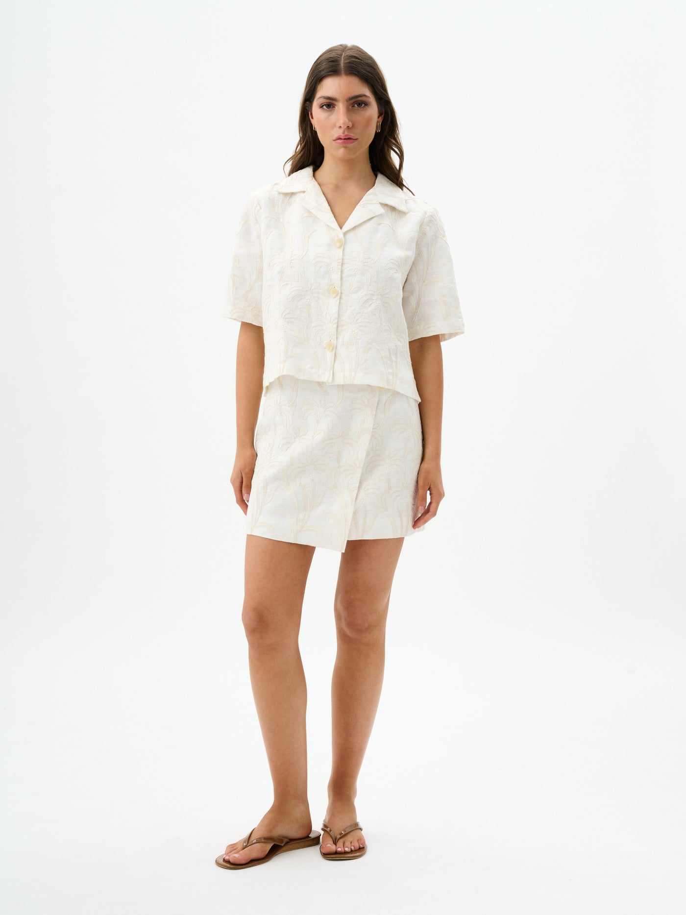 Freya Shirt  - Royal Palm