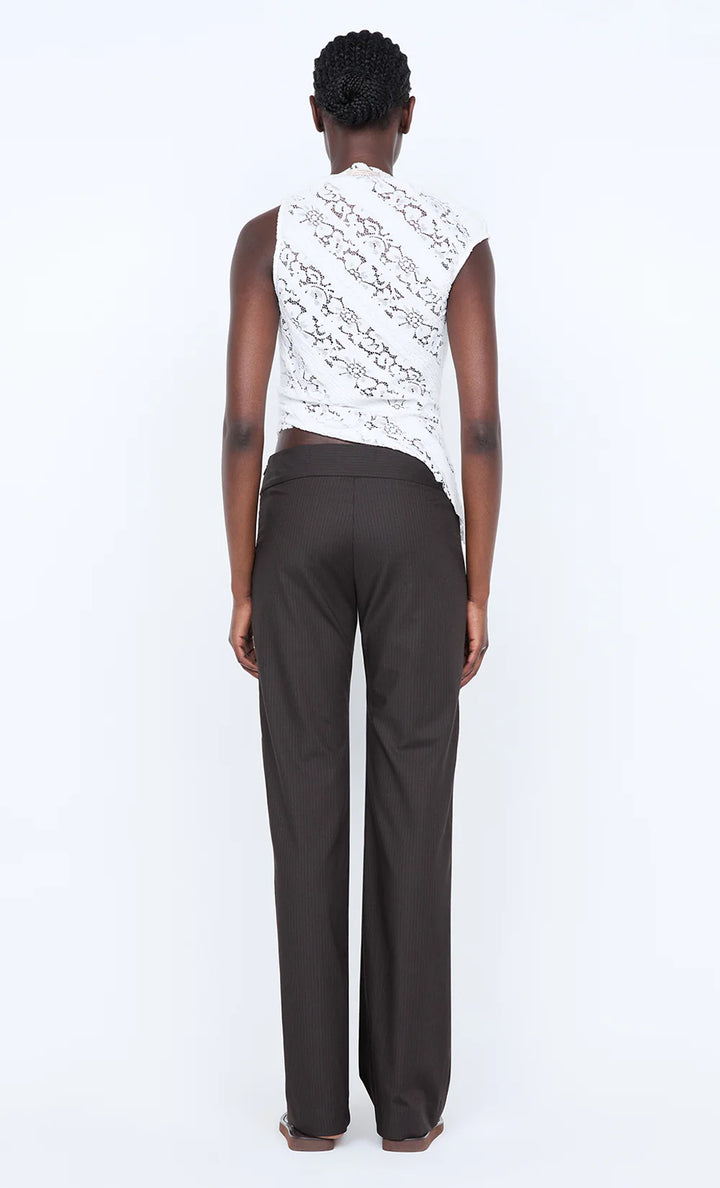 Henrietta Asym Top - White